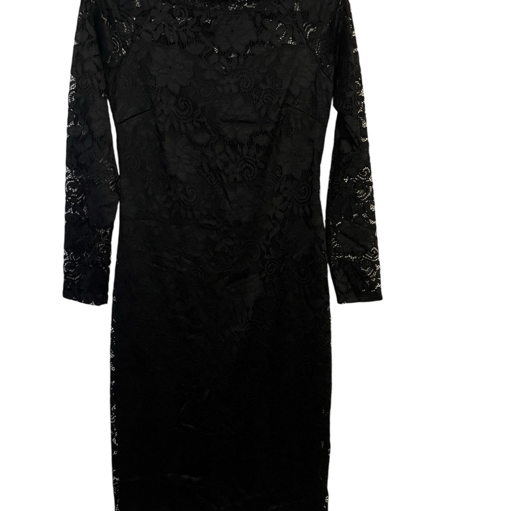 Elegant Black Lace Dress